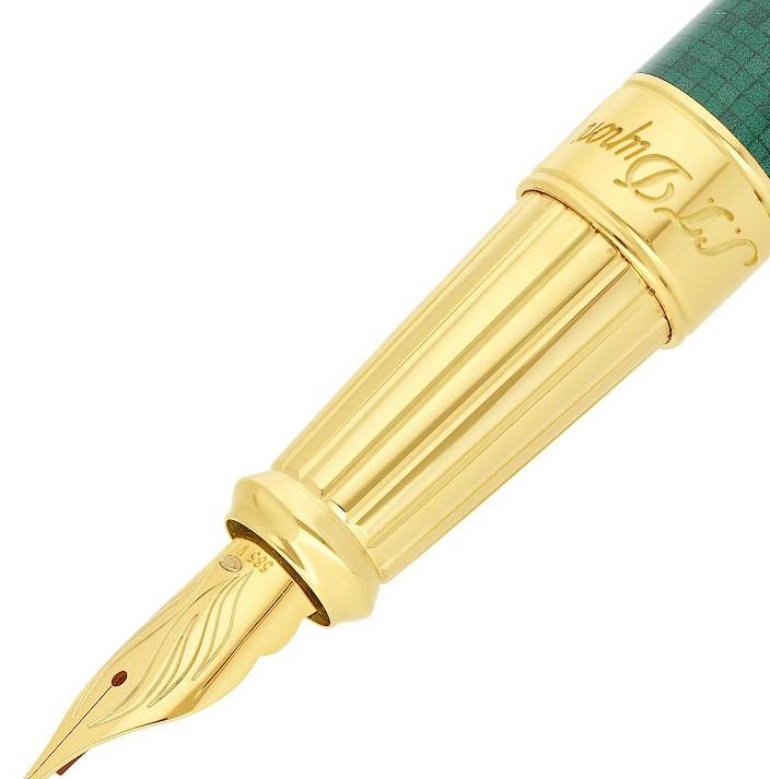 デュポンS.T. DUPONT 420111L カサブランカモザイク 万年筆 M ST Dupont Casablanca Mosaic Guilloche Fountain Pen 420111L